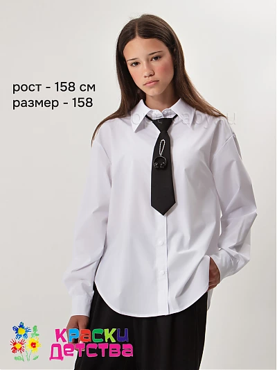 Блузка (в комплекте галстук с брошью), арт.: KEVIN YOUNG R351082