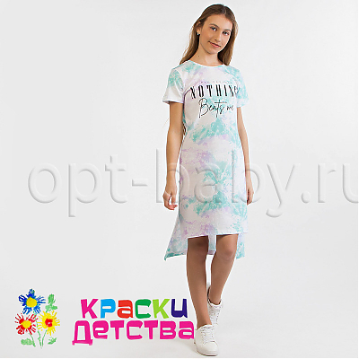 Платье-футболка (тай-дай), артикул DB 2597