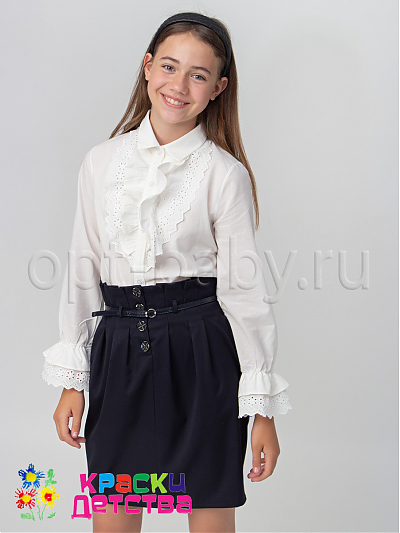 Блузка (брошь в комплекте), арт.: BSR 192017